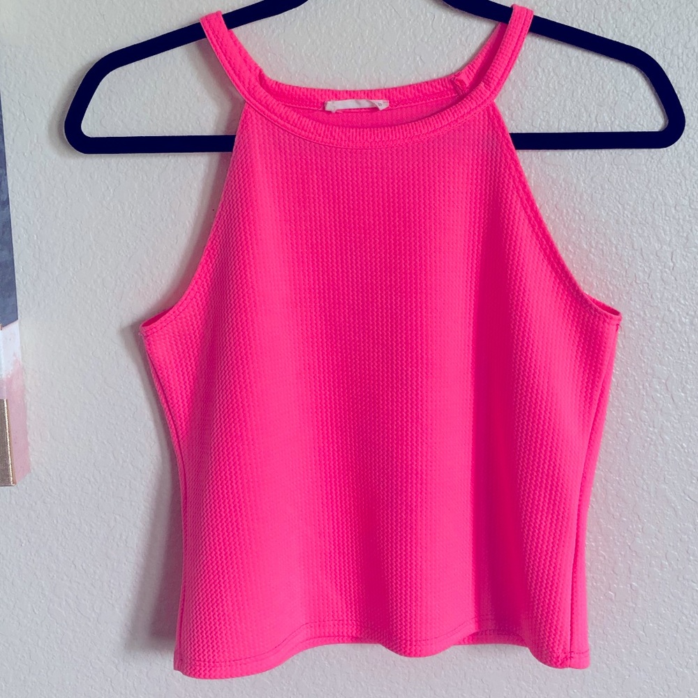 Neon crop top